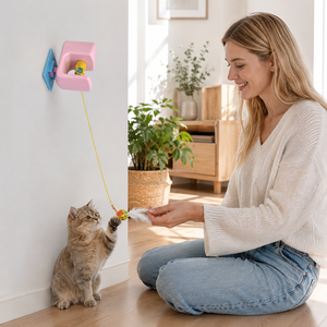 Door-Hanging Cat Yo-Yo Toy product image 1