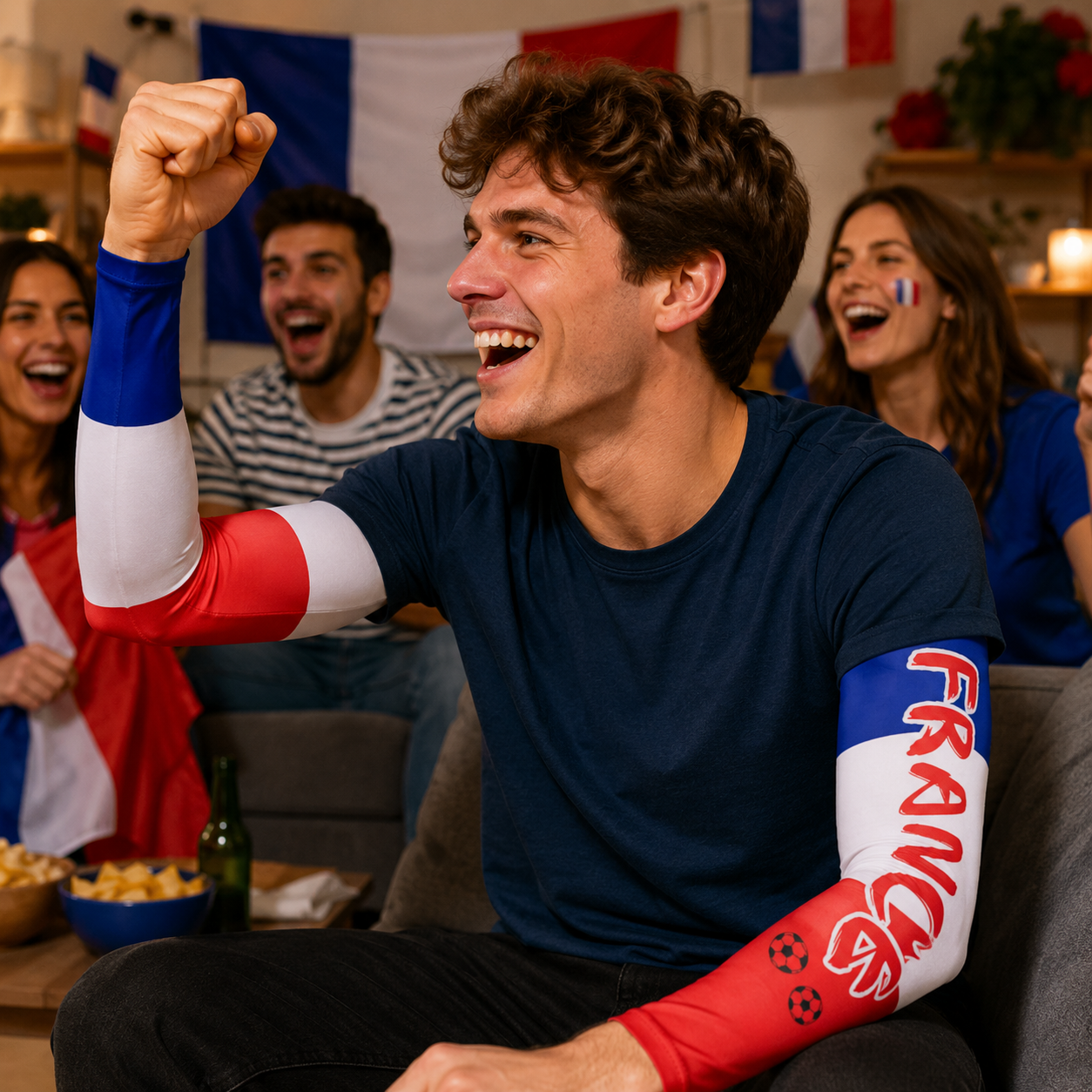 Flag Print Cooling Soccer Arm Sleeves product image 6