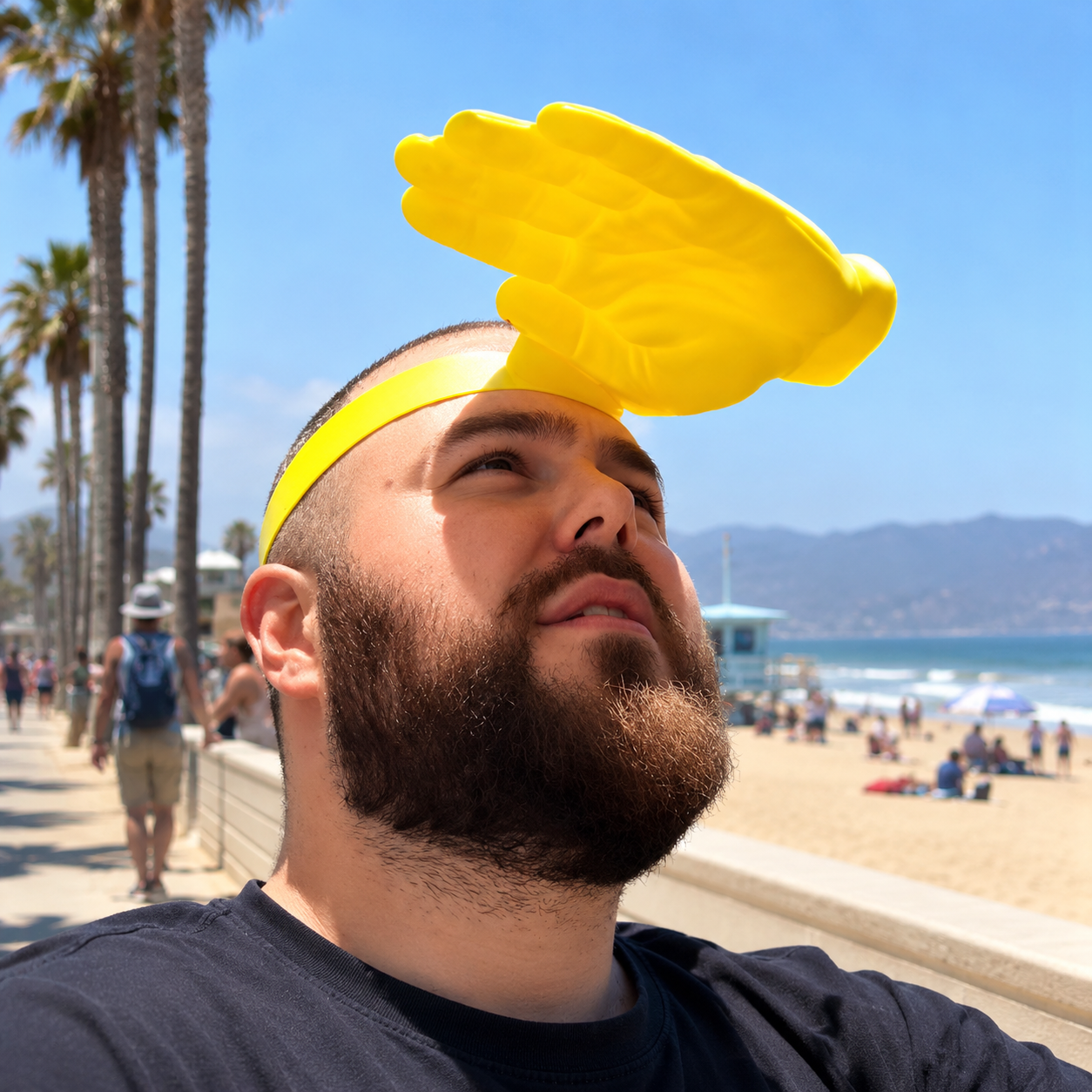 Funny Hand Sun Visor Headband product image 7