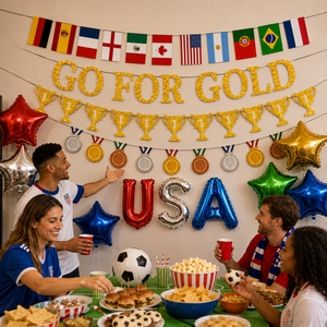 Go for Gold Soccer Party Banner Use Scene Or Detail 9