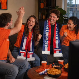 Netherlands Flag Satin Soccer Scarf product image 3