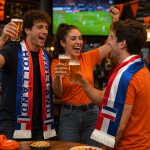 Netherlands Flag Satin Soccer Scarf product image 4