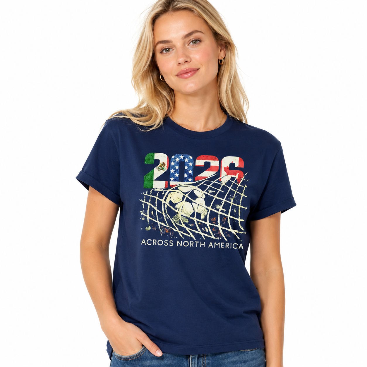 North America 2026 Soccer Fan Tee Product Color Packshot 2