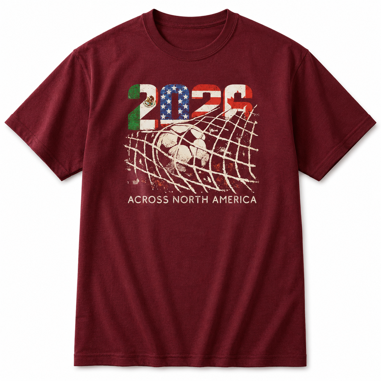 North America 2026 Soccer Fan Tee Product Color Packshot 7