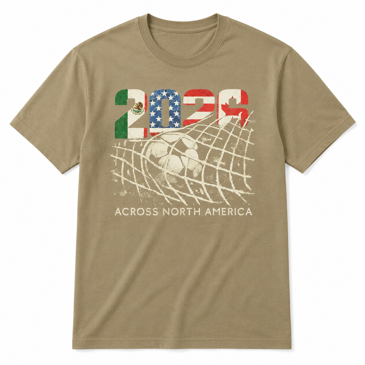 North America 2026 Soccer Fan Tee Worn Or Detail Scene 10