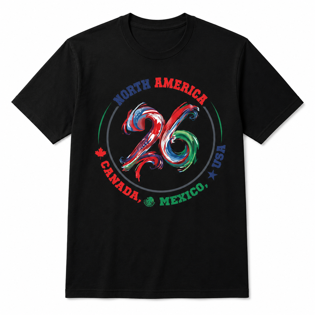 North America 2026 Soccer Fan Tee Product Front Packshot 1