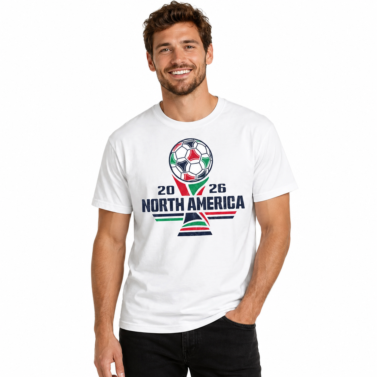 North America 2026 Soccer Fan Tee Product Color Packshot 8