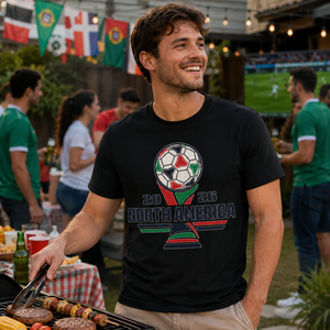 North America 2026 Soccer Fan Tee Worn Or Detail Scene 12