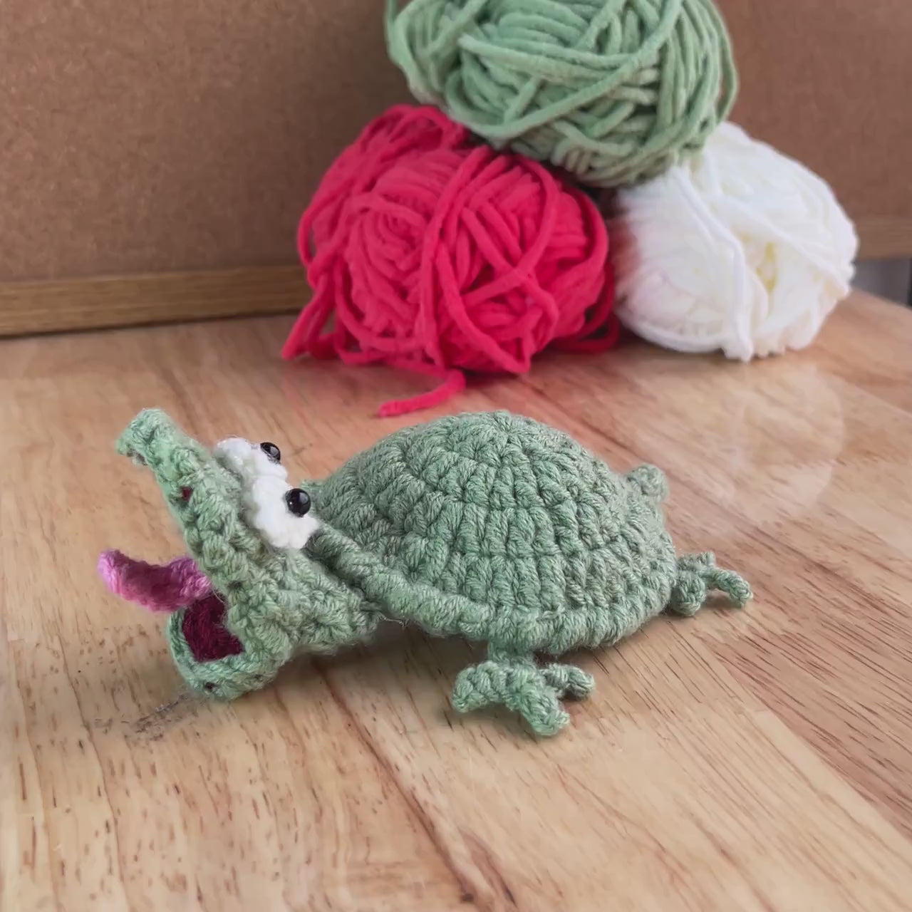 Crochet Animal Cup Coaster - product video