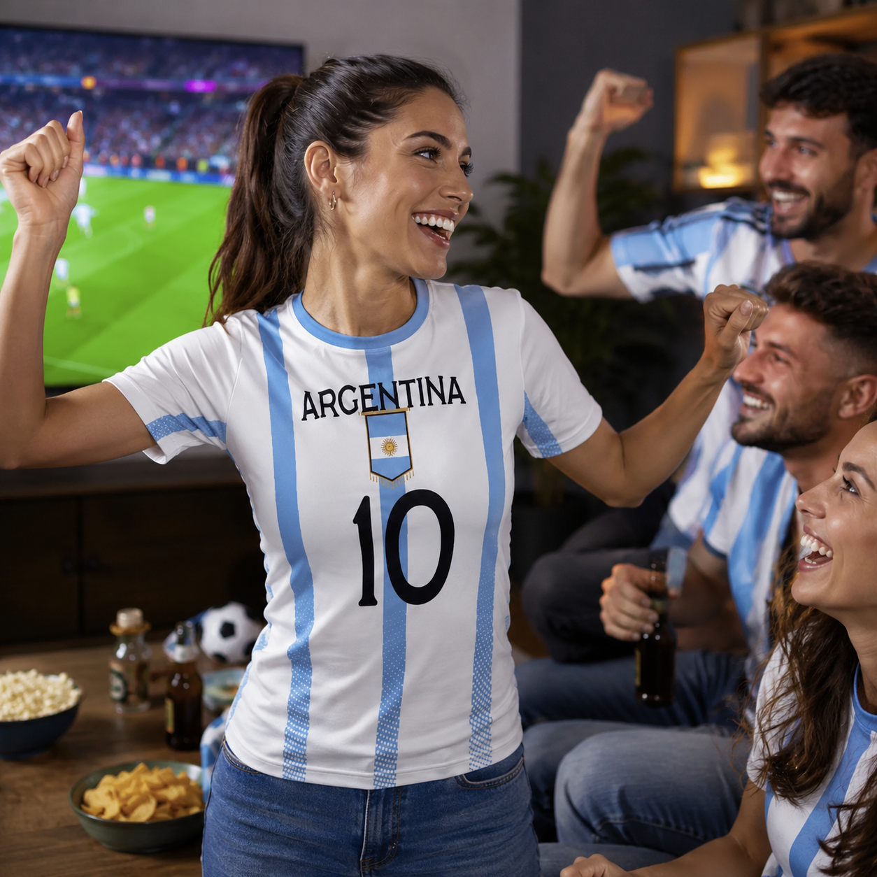 Quick-Dry 3D Soccer Fan T-Shirt product image 2