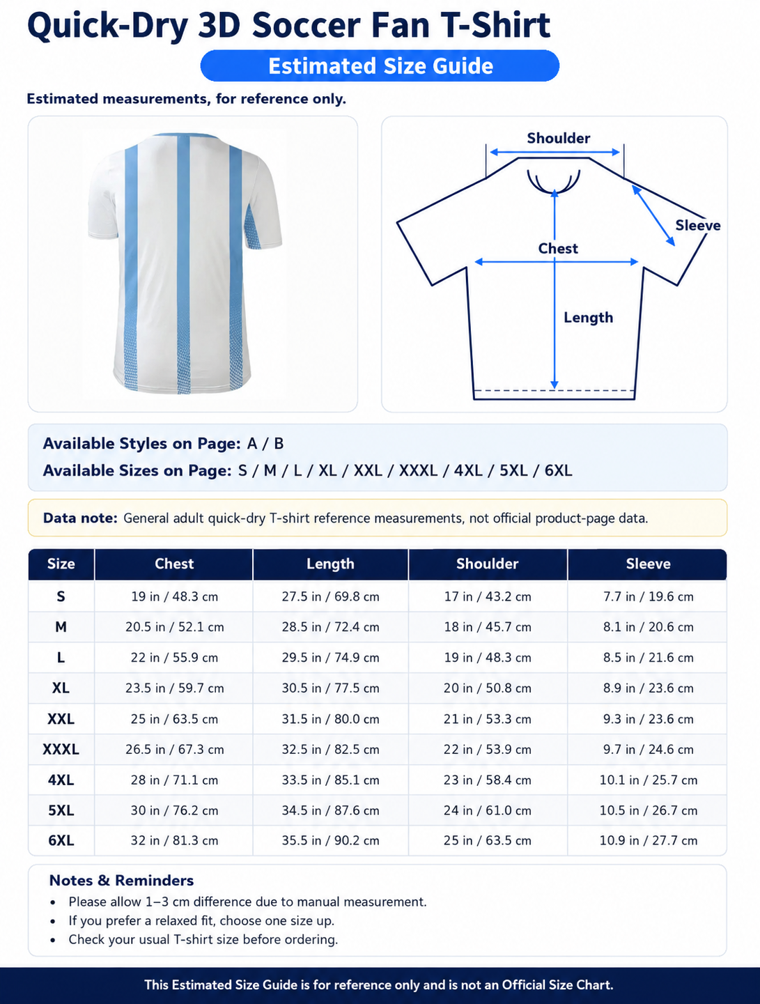 Quick-Dry 3D Soccer Fan T-Shirt product image 7