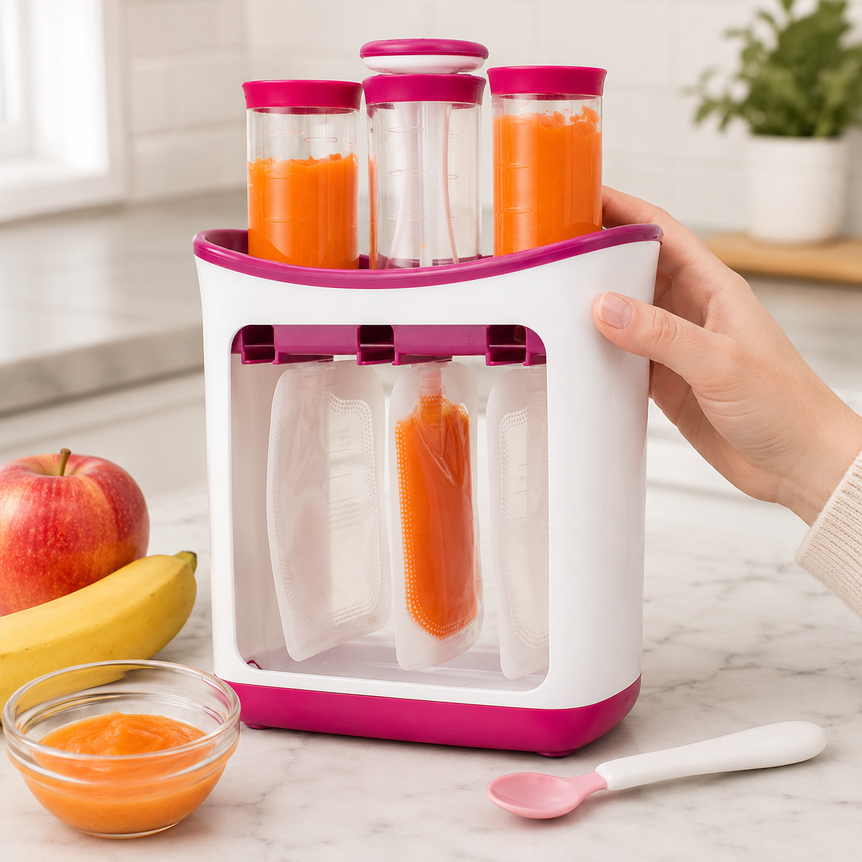 Reusable Baby Food Pouch Filling Station product image 6
