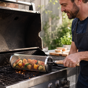 Rolling BBQ Grill Basket product image 1