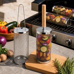 Rolling BBQ Grill Basket product image 3