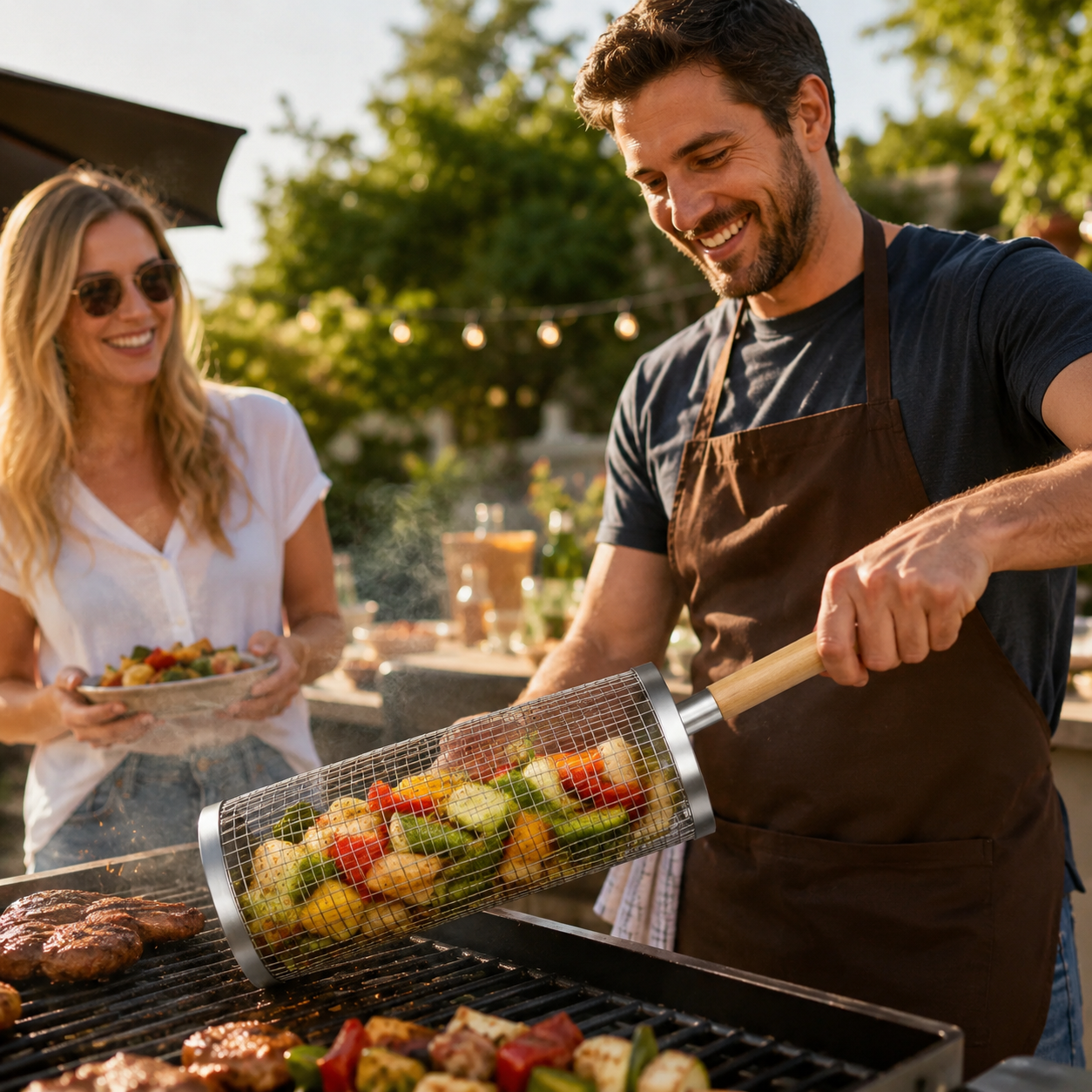 Rolling BBQ Grill Basket product image 7