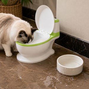 Toilet-Shaped Pet Water Bowl product image 4