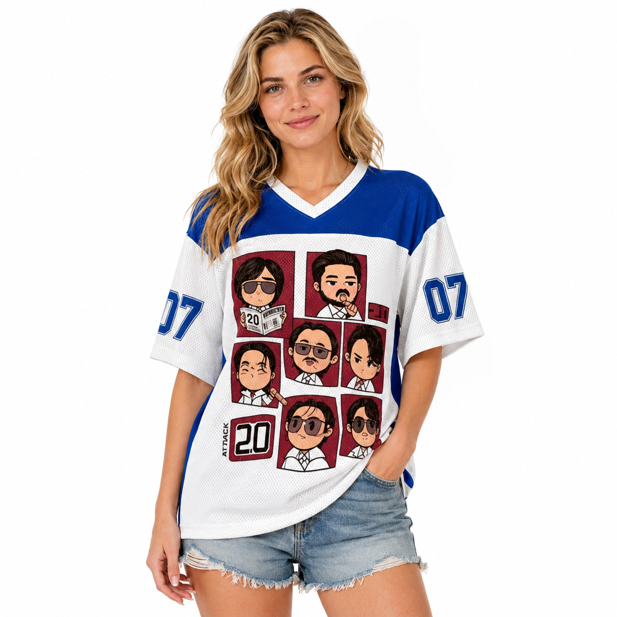 Women's North America Soccer Graphic Tee Product Color Packshot 5