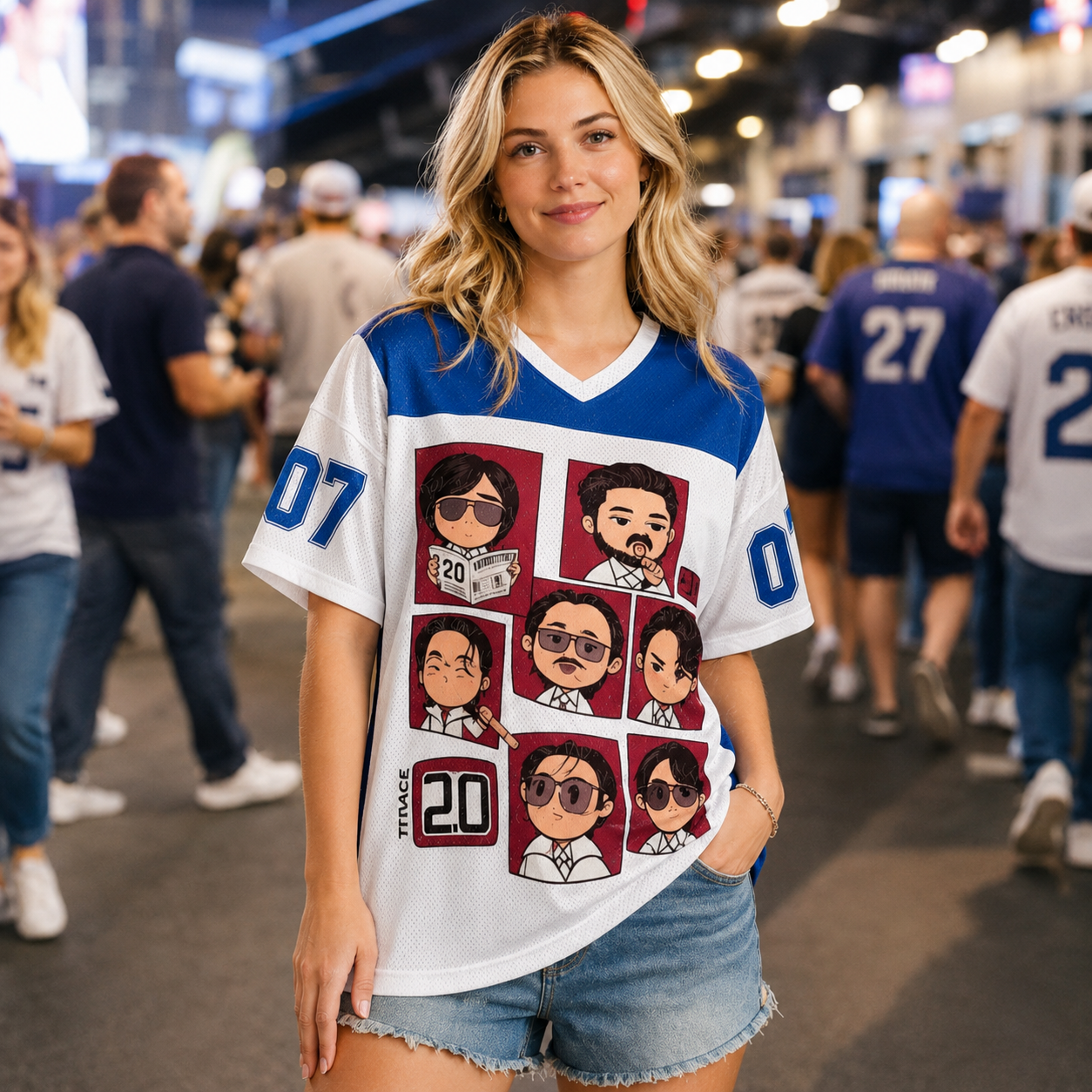 Women's North America Soccer Graphic Tee Product Color Packshot 6