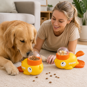 Yellow Duck Pet Treat Dispenser product image 1