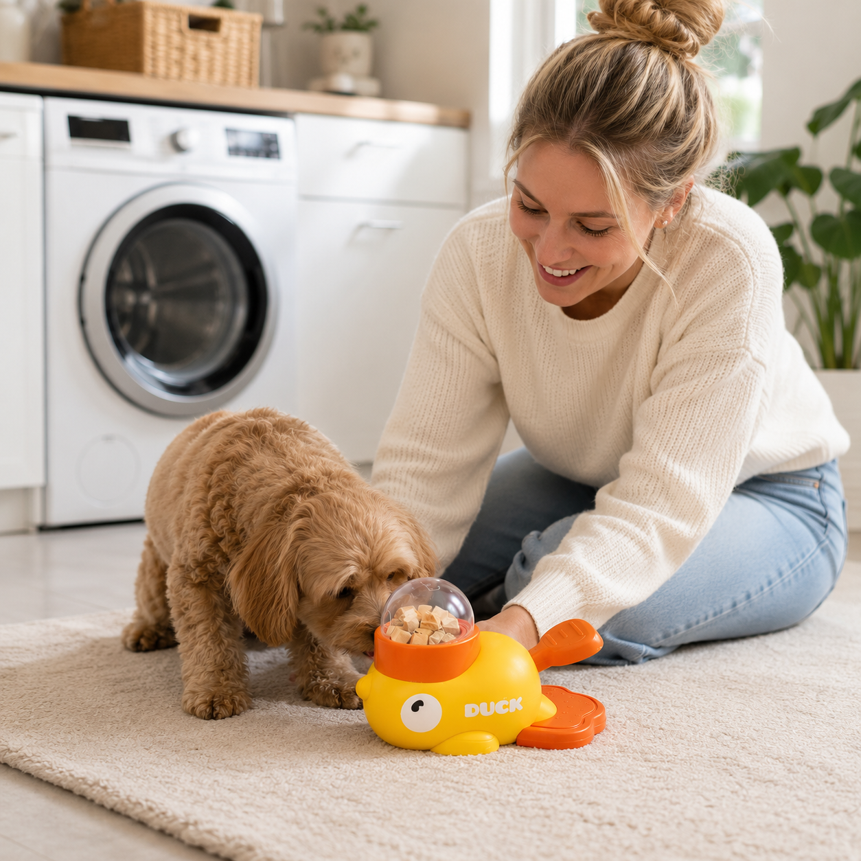 Yellow Duck Pet Treat Dispenser product image 7
